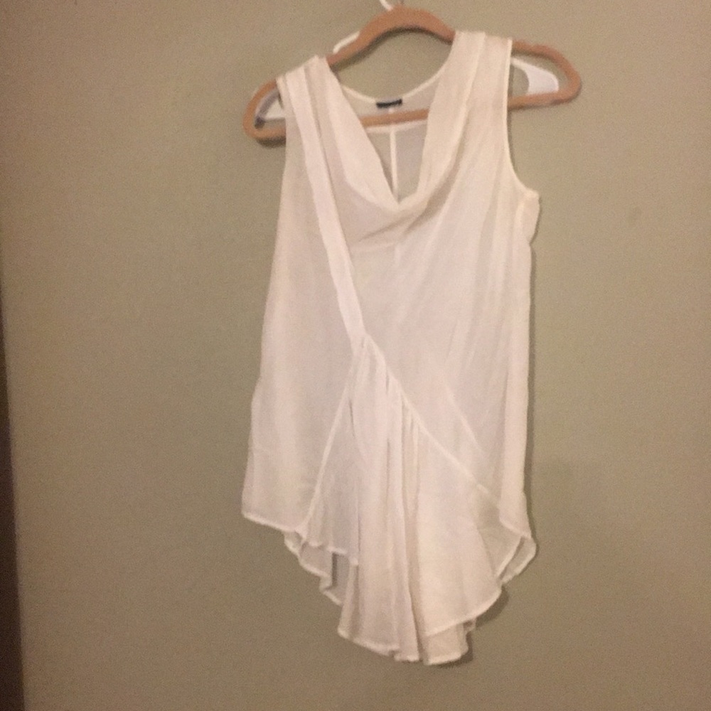 Sheer blouse. Work etc